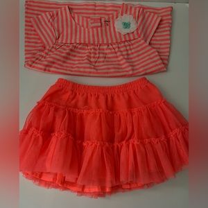 Girls skirt and top